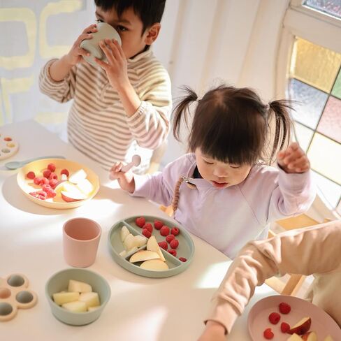 mushie Silicone Suction Plate | BPA-Free Non-Slip Design (Ivory) in Saudi Arabia