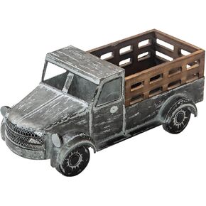 HSDDHOME Galvanized Vintage Metal Truck Décor Farmhouse Spring Autumn Decoration, Tabletop Storage Pick-up Truck Truck Christmas Decor & Great Gift for Holiday in Kuwait