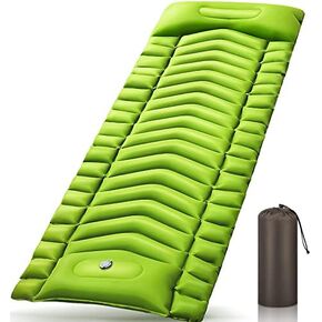 باي ميستليتو وسادة نوم للتخييم 2023، سجادة نوم قابلة للنفخ مع وسادة مضخة، مرتبة هوائية صغيرة وخفيفة الوزن ومقاومة للماء للتخييم بشنطة الظهر والمشي لمسافات طويلة والخيمة والسفر in Kuwait