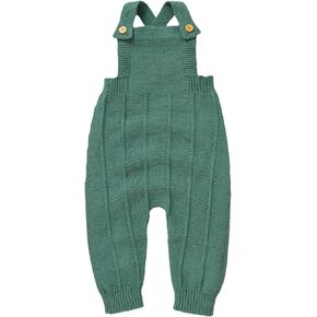 Douhoow Infant Baby Knit Jumpsuit Overalls Baby Girl Suspender Sweater Jumpsuit Romper Pants Fall Winter Outfits