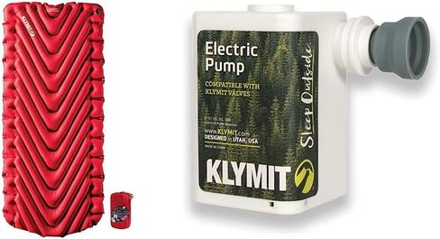 KLYMIT STATIC V LUXE Sleeping Pad, Extra Wide (30 inches) Best Camping Gear for Backpacking, Camping and Hiking, (76L x 30W x 3H inches) in Kuwait