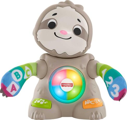 Fisher-Price Linkimals Learning Toy Smooth Moves Sloth With Interactive Music And Lights For Infants And Toddlers in Saudi Arabia
