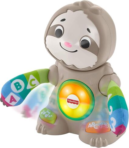 Fisher-Price Linkimals Learning Toy Smooth Moves Sloth With Interactive Music And Lights For Infants And Toddlers in Saudi Arabia