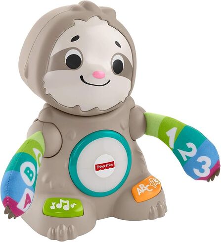 Fisher-Price Linkimals Learning Toy Smooth Moves Sloth With Interactive Music And Lights For Infants And Toddlers in Saudi Arabia