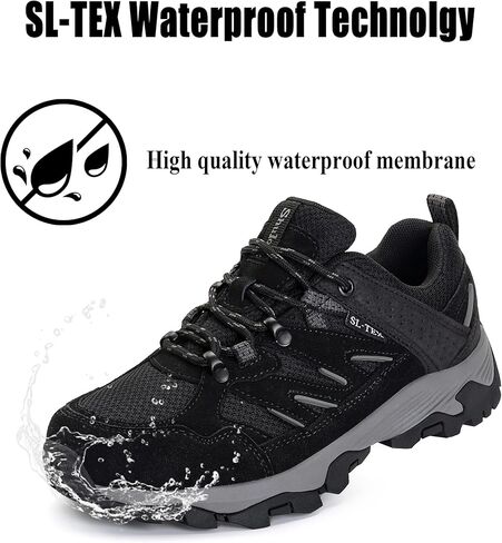 حذاء SHULOOK للمشي لمسافات طويلة للنساء مقاوم للماء وغير قابل للانزلاق وخفيف الوزن ومريح ومسامي للمشي والرحلات في الهواء الطلق in Kuwait