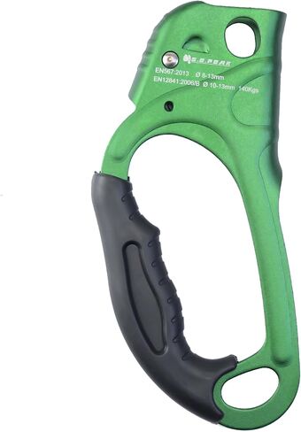 UIAA & CE Certified Climbing Rappelling Equip Hand Ascender Left Right Hand for 8-13mm Rope 4kN in Kuwait