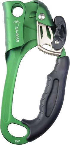 UIAA & CE Certified Climbing Rappelling Equip Hand Ascender Left Right Hand for 8-13mm Rope 4kN in Kuwait