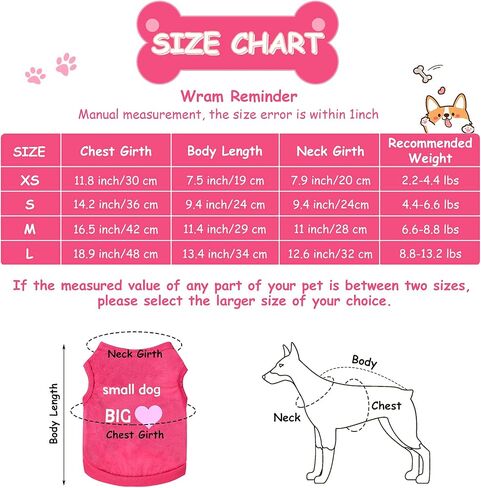 6 Pieces Dog Shirt Puppy Sweatshirt Pet Sleeveless Vest Girl Dog Clothes Doggy Female Apparel for Small to Medium Dogs Puppy Cat (Cute Patterns, L Size) in Saudi Arabia