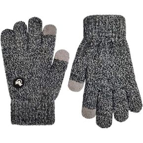 LETHMIK Mix Knit Touchscreen Gloves,Kids Texting Winter Cold Weather Gloves for Boys&Girls in Kuwait