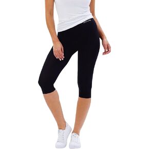 سروال ضيق نسائي قصير من Boody Body EcoWear، نمط كابري ناعم ضيق، ناعم مسامي، مصنوع من فسكوز الخيزران in Kuwait