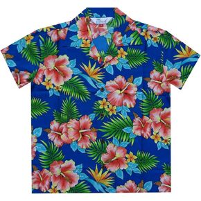 قمصان هاواي للأولاد من جميع أنحاء العالم على شكل زهرة شاطئ ألوها وحفلات التخييم والعطلات غير الرسمية in Kuwait