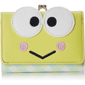 Cute Cartoon Keroppi Kawaii Green Wallet Cute Fashionable Ladies Girls Purses Leather Trifold Wallets Money Bag, Green in Saudi Arabia