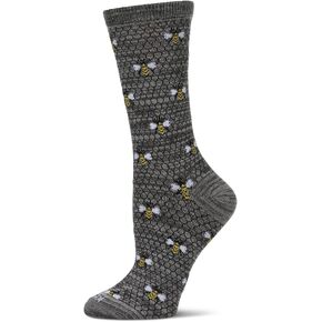 MeMoi Honey Bee Bamboo Blend Crew Socks in Kuwait