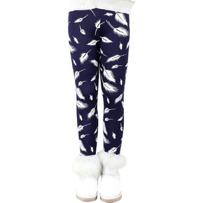 سراويل Auranso للفتيات الشتوية السميكة والمبطنة بالصوف الدافئ من 2 إلى 10 سنوات in Kuwait