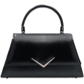 Liquorbrand Retro Chevron Top Handle Handbag Purse Rumbler Bag - With Shoulder Strap - Women's 50s Vintage Inspired