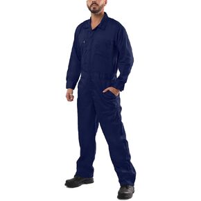 Kolossus Coveralls for Men Long Sleeve Jumpsuit - Blended - Adjustable Cuff - Utility Pockets in Kuwait