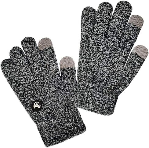 LETHMIK Mix Knit Touchscreen Gloves,Kids Texting Winter Cold Weather Gloves for Boys&Girls in Kuwait