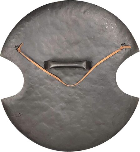 لويار درع حرب طروادة عتيق، درع يوناني قديم مصنوع يدويًا من المعدن لزي الجندي والفارس والمحارب ولعب المعركة والهالوين والحفلات التنكرية والمنزل والمكتب والبار والردهة وديكور الحائط in Kuwait