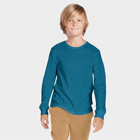 Brix Boys' Long Sleeve Waffle - Thermal Shirts 3-pk Fashion Boys. in Kuwait