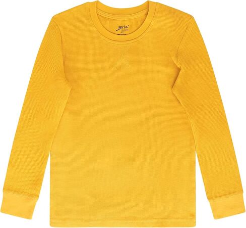 Brix Boys' Long Sleeve Waffle - Thermal Shirts 3-pk Fashion Boys. in Kuwait