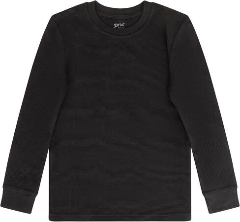 Brix Boys' Long Sleeve Waffle - Thermal Shirts 3-pk Fashion Boys. in Kuwait