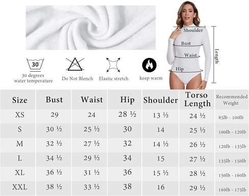 AMRSPENG Fleece Lined Bodysuit for Women, 2 Pack Mock Turtle Neck Long Sleeve Bodysuit for Women Stretch Tops Jumpsuit in Saudi Arabia