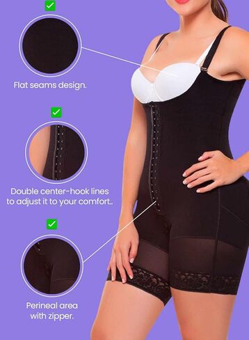 ملابس Fajas كولومبياناس ريدوتوراس واي مولديدوراس عالية الضغط بعد شفط الدهون بدلة كاملة 031641 in Kuwait