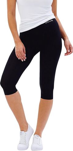 سروال ضيق نسائي قصير من Boody Body EcoWear، نمط كابري ناعم ضيق، ناعم مسامي، مصنوع من فسكوز الخيزران in Kuwait