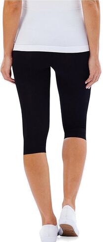 سروال ضيق نسائي قصير من Boody Body EcoWear، نمط كابري ناعم ضيق، ناعم مسامي، مصنوع من فسكوز الخيزران in Kuwait