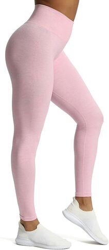 Aoxjox Scrunch Seamless Leggings for Women High Waisted Tummy Control 2.0 Smile Contour Workout Yoga Pants 24" in Saudi Arabia