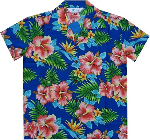 قمصان هاواي للأولاد من جميع أنحاء العالم على شكل زهرة شاطئ ألوها وحفلات التخييم والعطلات غير الرسمية in Kuwait