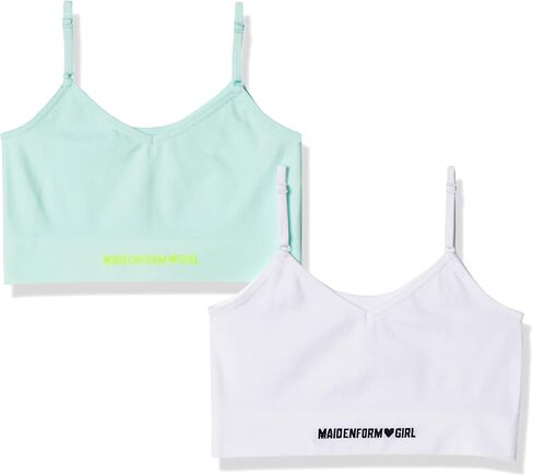 Maidenform Girls' Comfort Brami Bralette, 2 Pack in Kuwait