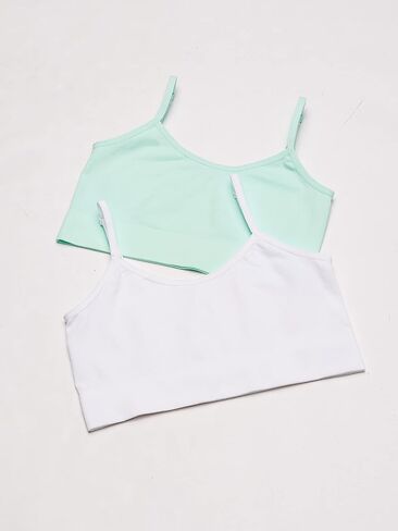 Maidenform Girls' Comfort Brami Bralette, 2 Pack in Kuwait