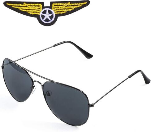 Beelittle Airline Pilot Captain Costume Kit Pilot Dress up Accessory Set with Aviator Sunglasses in Kuwait