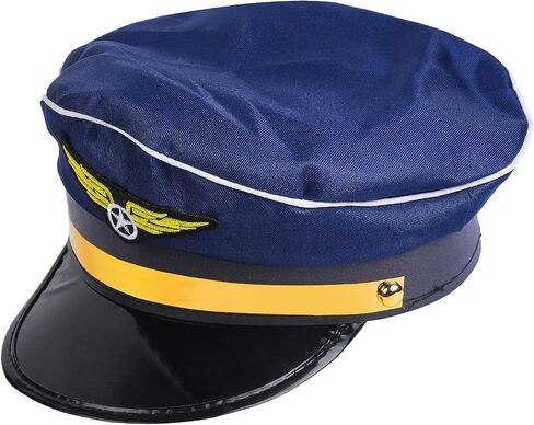 Beelittle Airline Pilot Captain Costume Kit Pilot Dress up Accessory Set with Aviator Sunglasses in Kuwait