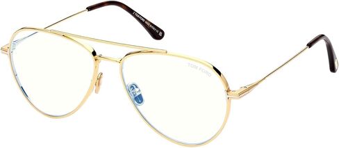 Eyeglasses Tom Ford FT 5800 -B 030 Shiny Deep Gold, Vintage Havana,"t" Logo/B in Saudi Arabia
