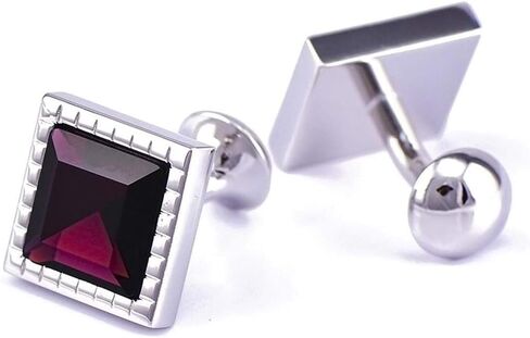 S&W Wedding Cufflinks for Men Cuffs with Gift Box Business for Tuxedo Shirts in Kuwait