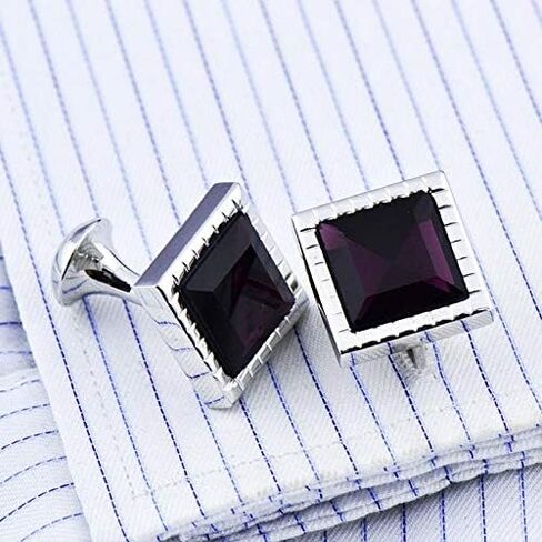 S&W Wedding Cufflinks for Men Cuffs with Gift Box Business for Tuxedo Shirts in Kuwait