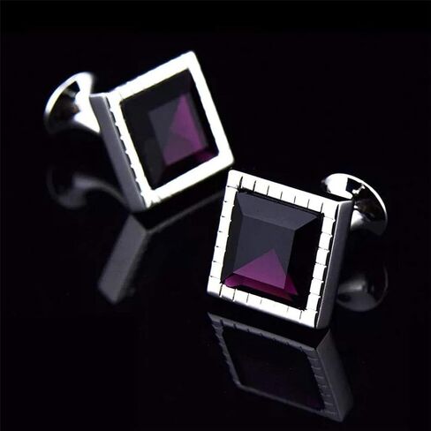 S&W Wedding Cufflinks for Men Cuffs with Gift Box Business for Tuxedo Shirts in Kuwait
