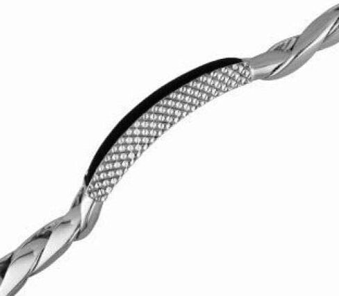 Men's Stainless Steel Bracelet with Black Onyx, 8.5" in Saudi Arabia