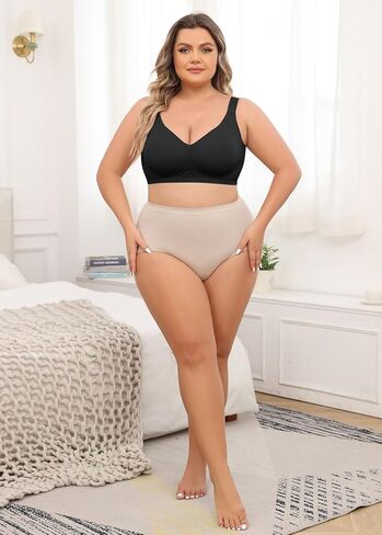 حمالات صدر نسائية ناعمة من Xcutting للنساء تغطية كاملة بدون سلك داخلي حمالات صدر مريحة للاستخدام اليومي ومبطنة بدون خياطة in Kuwait