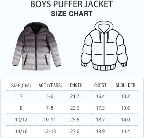 معاطف شتوية للأولاد من SUNDAY ROSE، سترة منتفخة بغطاء للرأس، مقاومة للماء، ملابس خارجية دافئة للأطفال in Kuwait