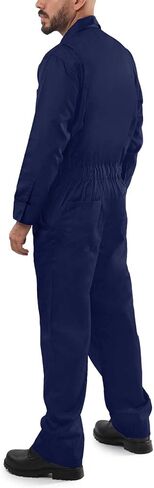 Kolossus Coveralls for Men Long Sleeve Jumpsuit - Blended - Adjustable Cuff - Utility Pockets in Kuwait