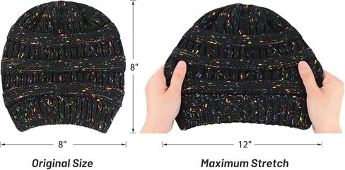 Zando Beanies النساء قبعة شتوية دافئة للنساء سميكة لينة قبعة قبعات متماسكة للنساء قبعة مترهل قبعة الشتاء للنساء in Kuwait