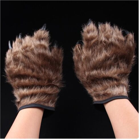 primerry Halloween Decorations Props Tricky Realistic Bear's paw Gloves in Saudi Arabia
