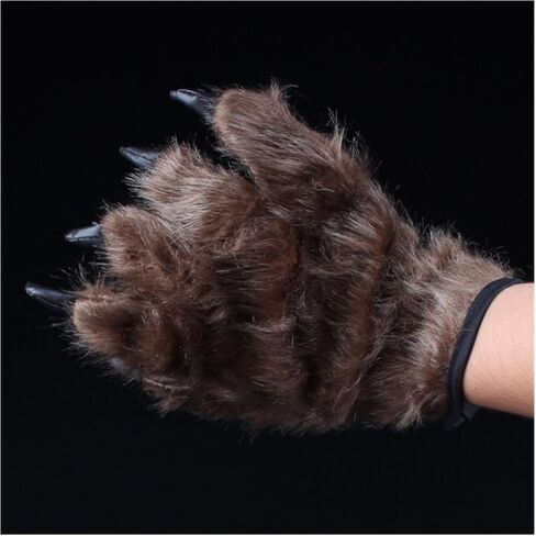 primerry Halloween Decorations Props Tricky Realistic Bear's paw Gloves in Saudi Arabia
