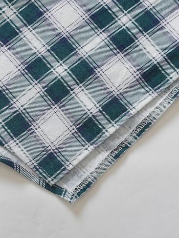 Latuza Women's Flannel Nightgown with Pockets Long Sleeves Full Length in Kuwait