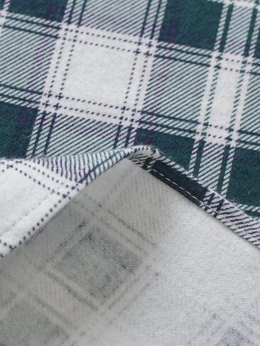 Latuza Women's Flannel Nightgown with Pockets Long Sleeves Full Length in Kuwait