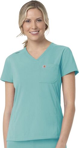 Carhartt Scrubs C12137 Women's Rugged Flex Modern Fit Tuck-in Top in Saudi Arabia