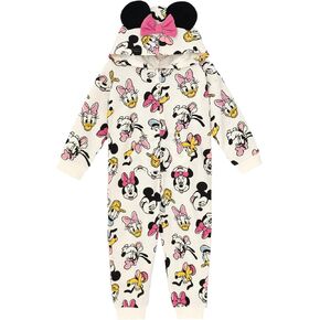 Disney Mickey Mouse Goofy Donald Duck Daisy Duck Fleece Zip Up Coverall Infant to Little Kid